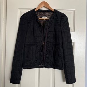 Ladies Aritzia Wilfred Black Quilted Blazer 2